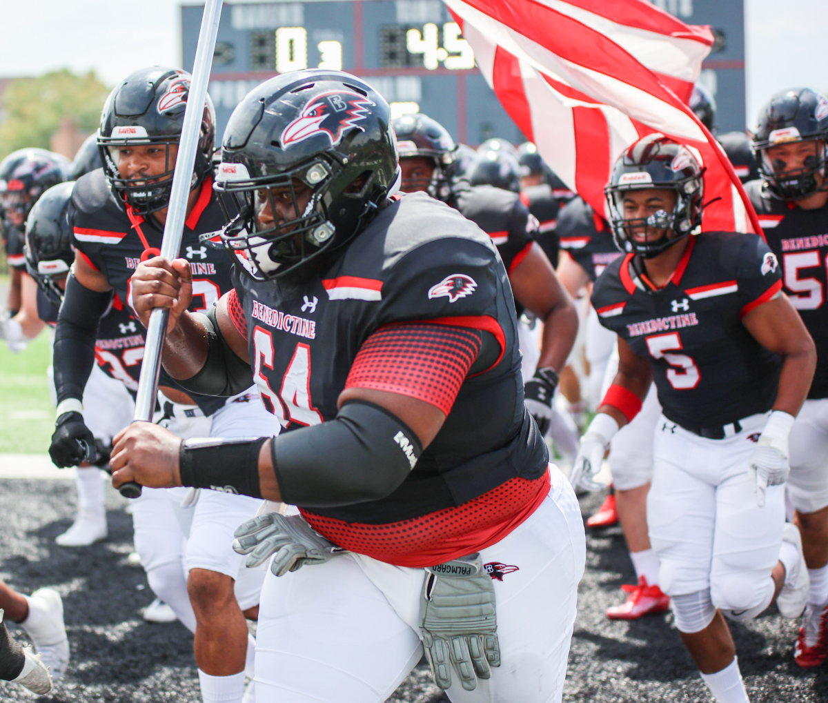 Benedictine football vs William Penn