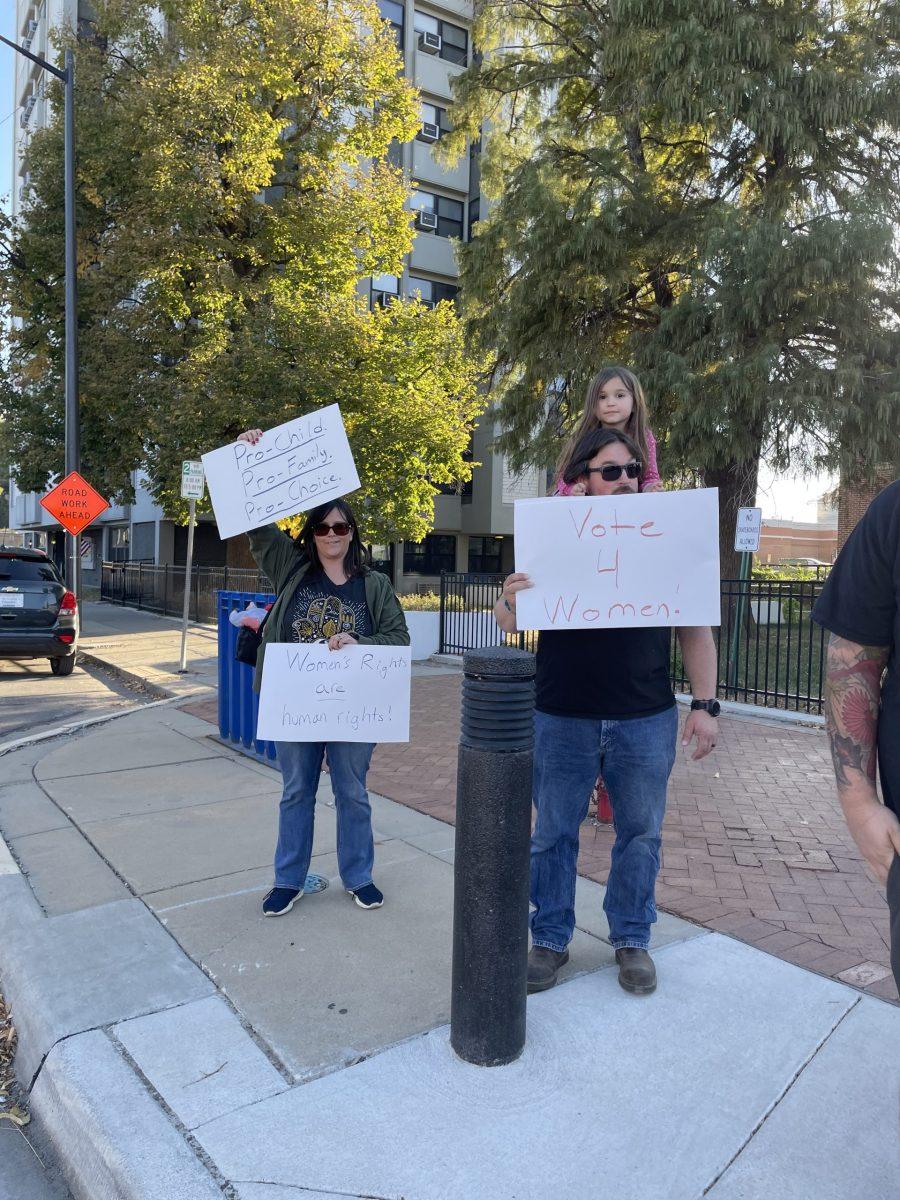 Atchison women march for rights. picture by Leila Almanza