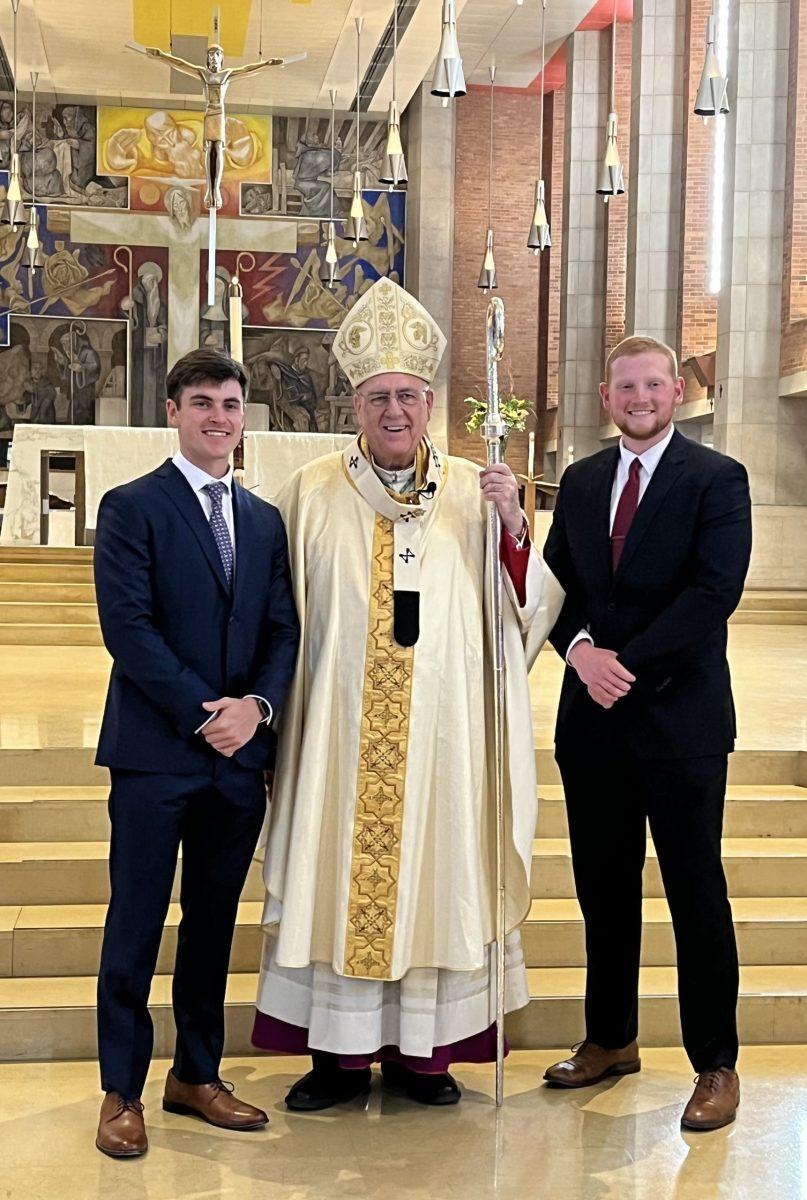 Matthew Gephardt and his confirmation sponsor, Isaac ‘Rudi’ Rudolph.