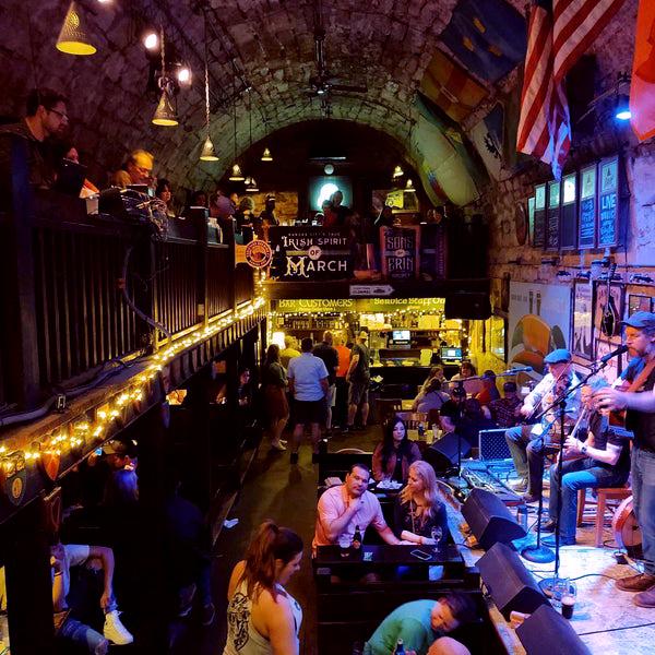 People enjoy drinks in OMalley's Pub 