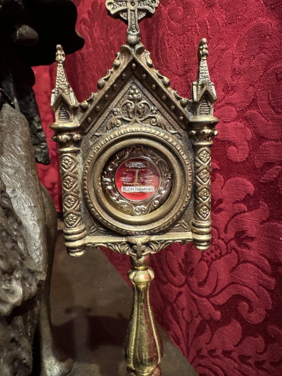 One of the few John Henry Newman relics around. 