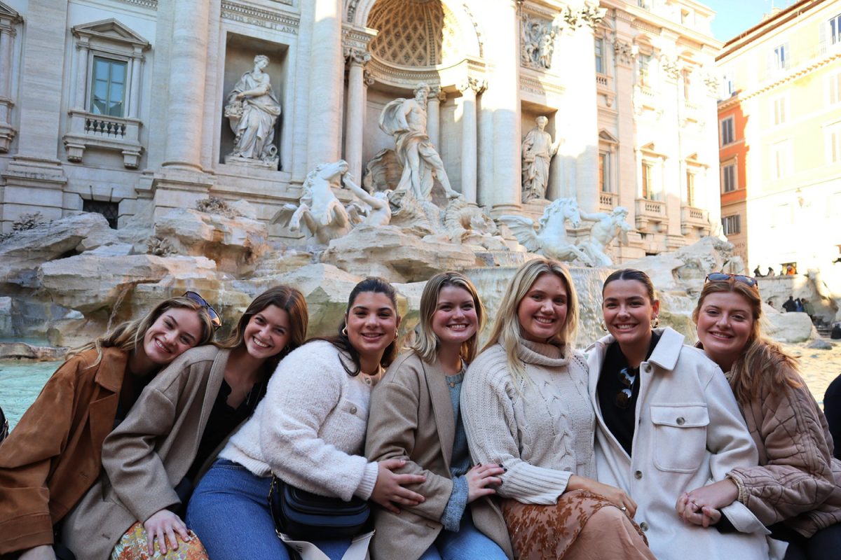 Tradition says if you throw a coin into the Trevi fountain, you will return to Italy.