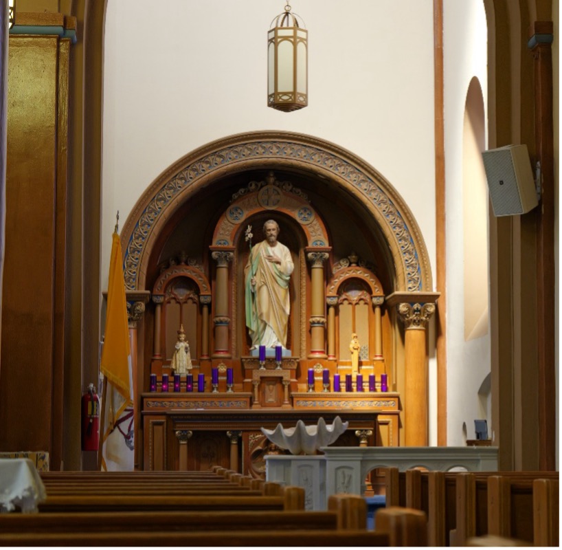 St. Joseph Altar at St. Benedict's Parish in Atchison, Kan.