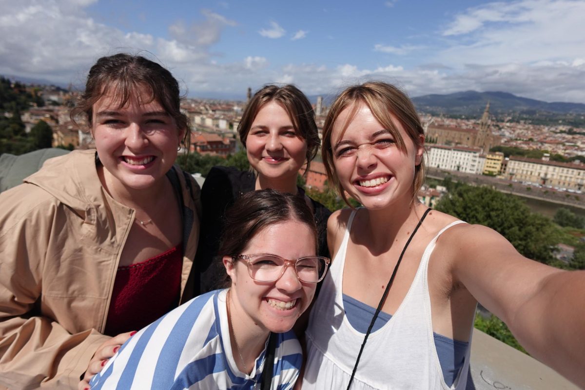 Students enjoy their time abroad in Florence.